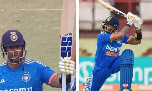 सूर्यकुमार यादव ने 44 गेंद पर 10 चौकों और 4 छक्कों की मदद से 83 रन बनाकर टीम इंडिया को तीसरा T-20 जिता दिया सूर्यकुमार यादव ने 44 गेंद पर 10 चौकों और 4 छक्कों की मदद से 83 रन बनाकर टीम इंडिया को तीसरा T-20 जिता दिया