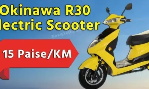 ओकिनावा R30 इलेक्ट्रिक स्कूटर:बेहतर रेंज के साथ मात्र 61,680 रुपये में गेम-चेंजर ओकिनावा R30 इलेक्ट्रिक स्कूटर:बेहतर रेंज के साथ मात्र 61,680 रुपये में गेम-चेंजर
