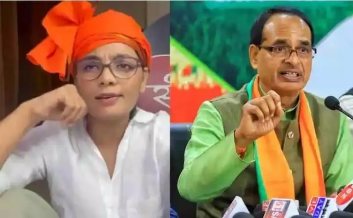कमीशन-खोर सरकार, लप्पू-गप्पू: लोक गायिका नेहा राठौड़ ने सीएम चौहान से किया सवाल कमीशन-खोर सरकार, लप्पू-गप्पू: लोक गायिका नेहा राठौड़ ने सीएम चौहान से किया सवाल