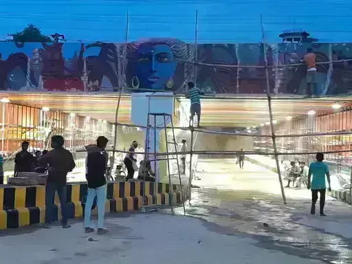 Niranjan dot bridge opened after 90 days in Prayagraj, the road was closed for laying track on May 9 Niranjan dot bridge opened after 90 days in Prayagraj, the road was closed for laying track on May 9
