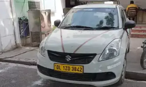 कैब से गांजे की तस्करी करने वाला गिरफ्तार,80 किलो गांजा और स्विफ्ट कार बरामद