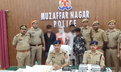 मुजफ्फरनगर पुलिस ने 24 घण्टे के अन्दर शत प्रतिशत बरामदगी के साथ चोरी की घटना का खुलासा! 4 शातिर चोर गिरफ्तार