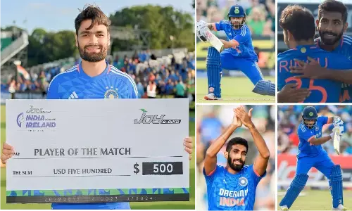 भारत ने आयरलैंड को दूसरे T-20 में 33 रनों से हराकर सीरीज पर किया कब्जा भारत ने आयरलैंड को दूसरे T-20 में 33 रनों से हराकर सीरीज पर किया कब्जा