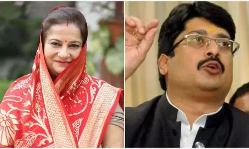 Raja Bhaiya wife Bhanvi Singh spoke for the first time on the issue of divorce Raja Bhaiya wife Bhanvi Singh spoke for the first time on the issue of divorce