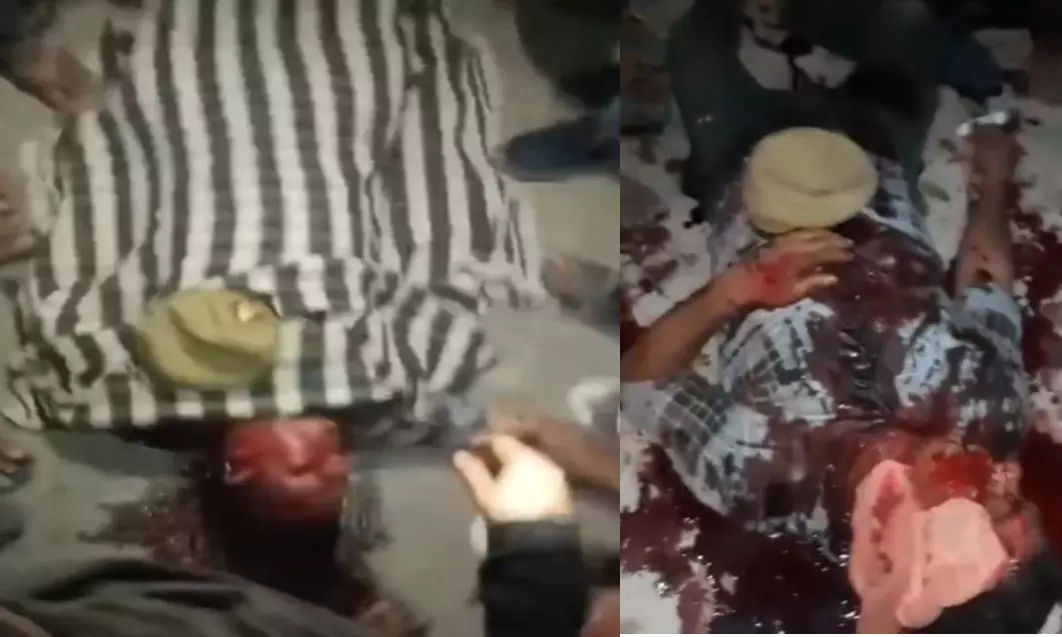 लाश पर खाकी टोपी:  दबिश देने गई पुलिस से धक्का मुक्की में शहजाद छत से नीचे गिरा, पुलिस कर्मियों का जान बचाकर भागते हुए वीडियो हुआ वायरल