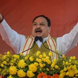 BJP national president JP Nadda targets India alliance meeting