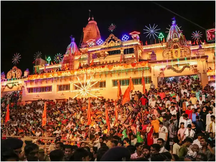 Kanha city Mathura decorated for Shri Krishna Janmashtami