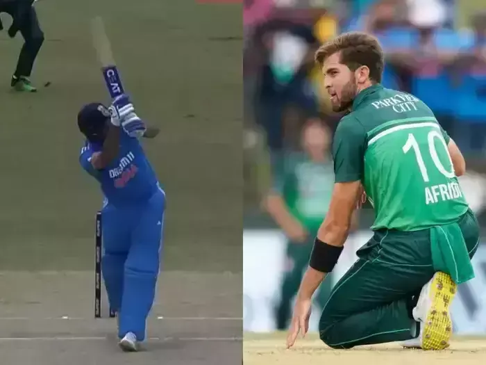 रोहित का पहला ओवर देख दंग रह गई पाकिस्तानी टीम, मैच का रुख बदल सकती है हिटमैन की बल्लेबाजी