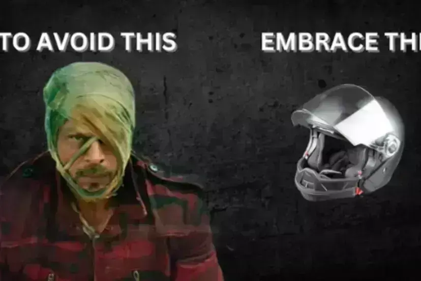 UP Police special message from Shahrukh Khan film know what it is UP Police special message from Shahrukh Khan film know what it is