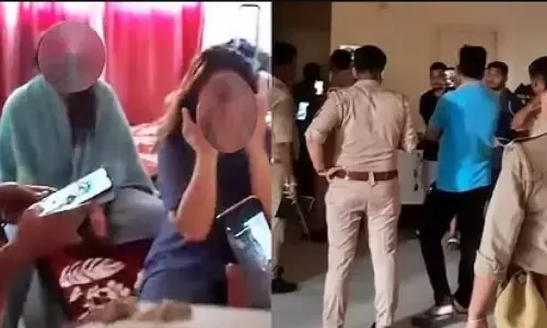 लखनऊ की मशहूर सोसायटी में सेक्स रैकेट का भंडाफोड़, फ्लैट के अंदर विदेशी लड़कियां मिलीं, मची अफरा-तफरी! लखनऊ की मशहूर सोसायटी में सेक्स रैकेट का भंडाफोड़, फ्लैट के अंदर विदेशी लड़कियां मिलीं, मची अफरा-तफरी!