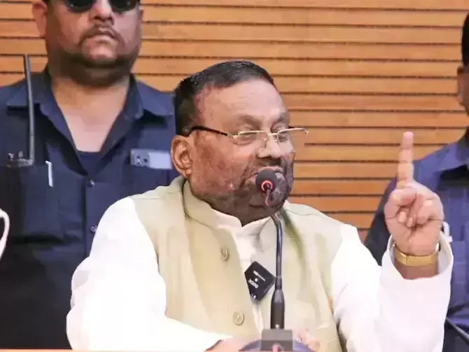Swami Prasad Maurya targeted the central government regarding postal stamps. Swami Prasad Maurya targeted the central government regarding postal stamps.