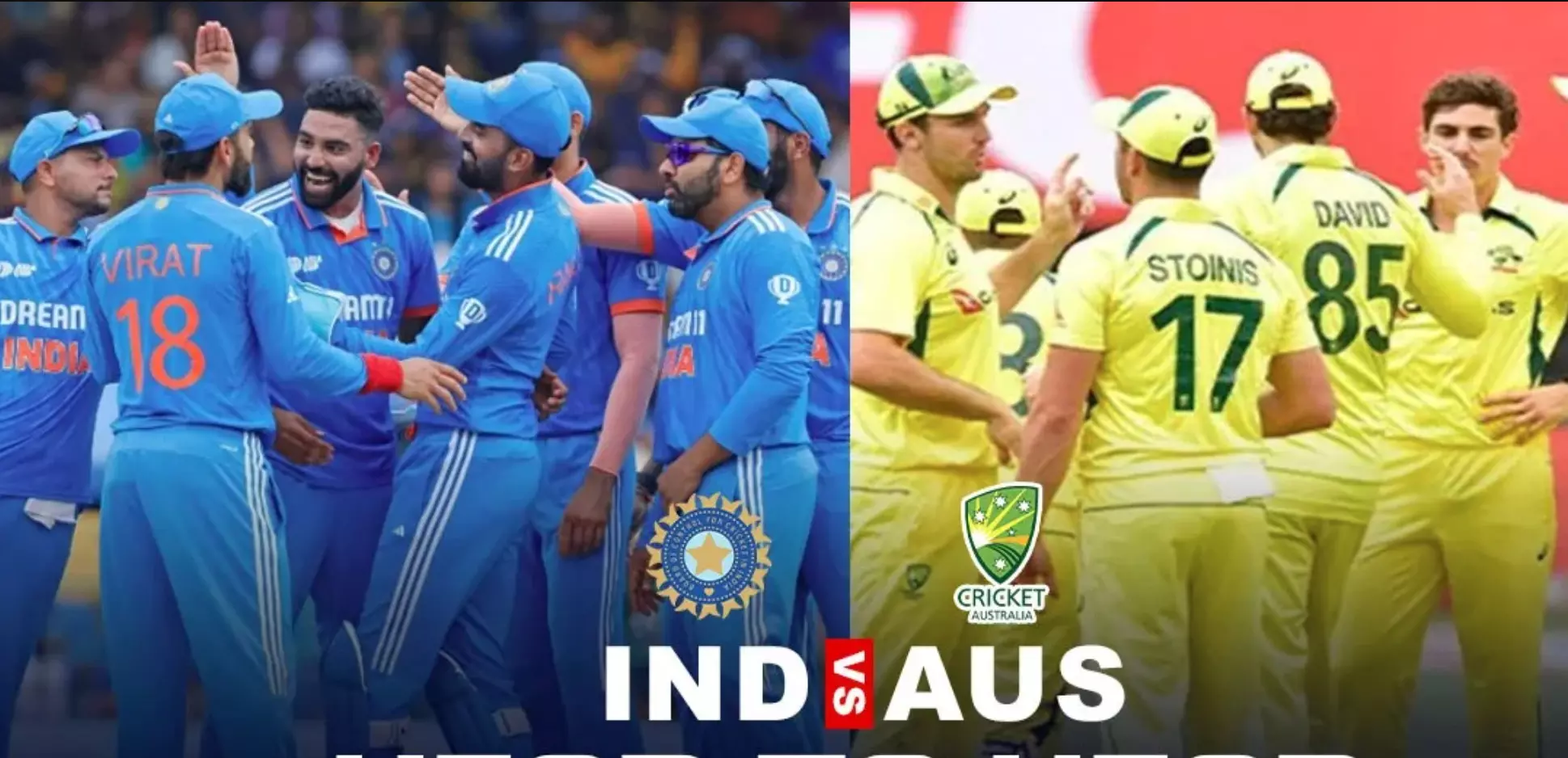 IND vs AUS: भारत-ऑस्ट्रेलिया मैच लाइव स्कोर,  भारत के पास इतिहास दोहराने का मौका, तीनों फॉर्मेट में हो सकता हैं न. 1
