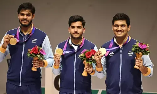 Asian Games 2023 Live: एशियन गेम्स में भारत को मिला पहला गोल्ड, शूटर्स ने बनाया वर्ल्ड रिकॉर्ड Asian Games 2023 Live: एशियन गेम्स में भारत को मिला पहला गोल्ड, शूटर्स ने बनाया वर्ल्ड रिकॉर्ड
