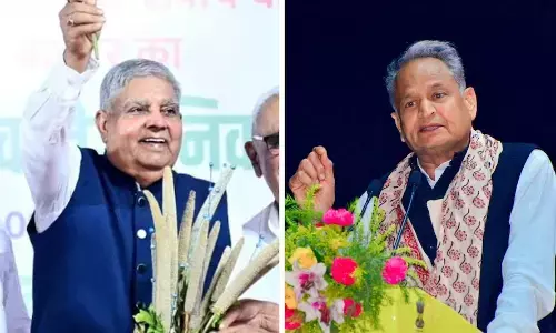 सीएम गहलोत के बयान पर उपराष्ट्रपति का पलटवार, उप राष्ट्रपति धनकड़ के राजस्थान दौरे को लेकर गहलोत ने की थी टिप्पणी!