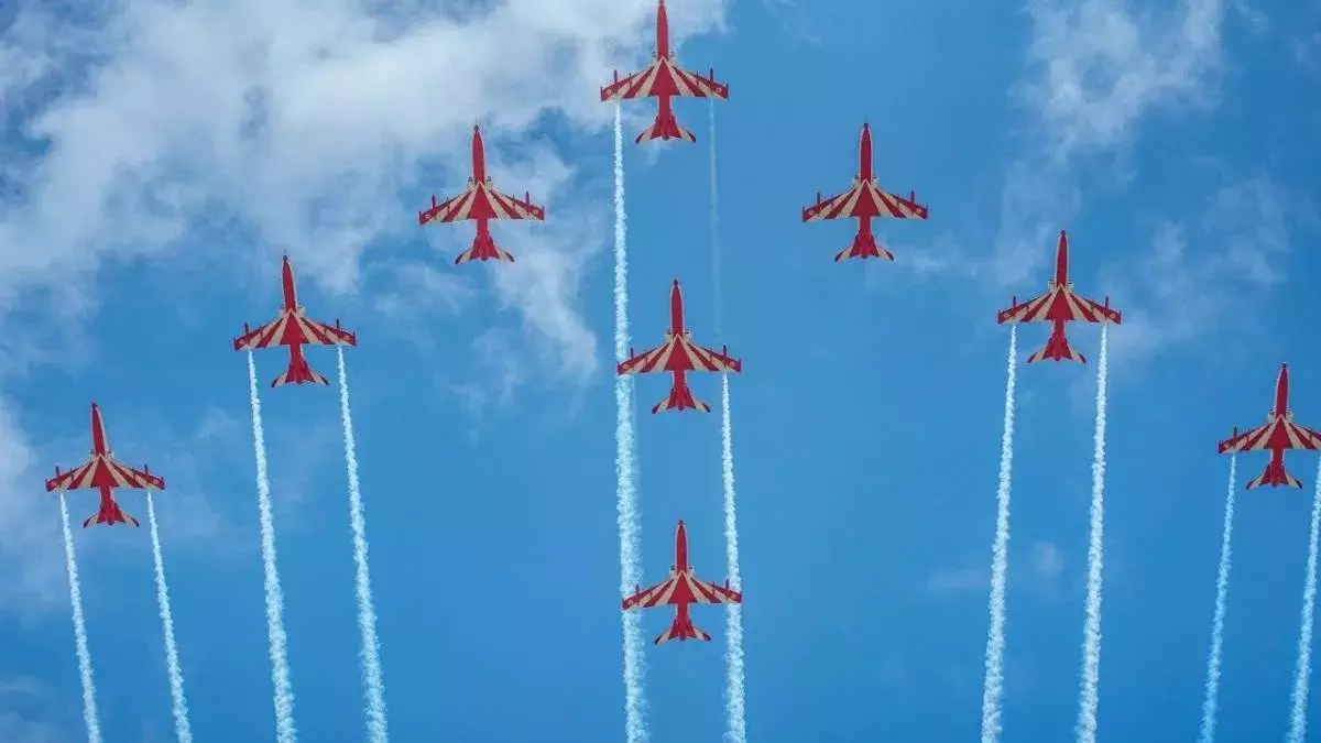 Full dress rehearsal of Air Force Day today in Prayagraj, power of planes will be seen in air show