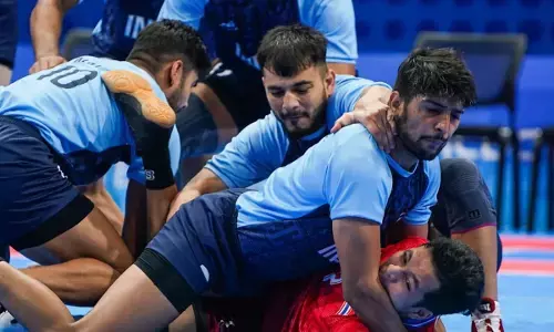 एशियन गेम्स में कबड्डी में भारत ने जीता गोल्ड मेडल, ईरान को दी मात एशियन गेम्स में कबड्डी में भारत ने जीता गोल्ड मेडल, ईरान को दी मात