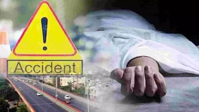 Husband, wife and son died in a painful road accident in Agra