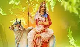 See here the method of worshiping Maa Shailputri on the first day of Navratri