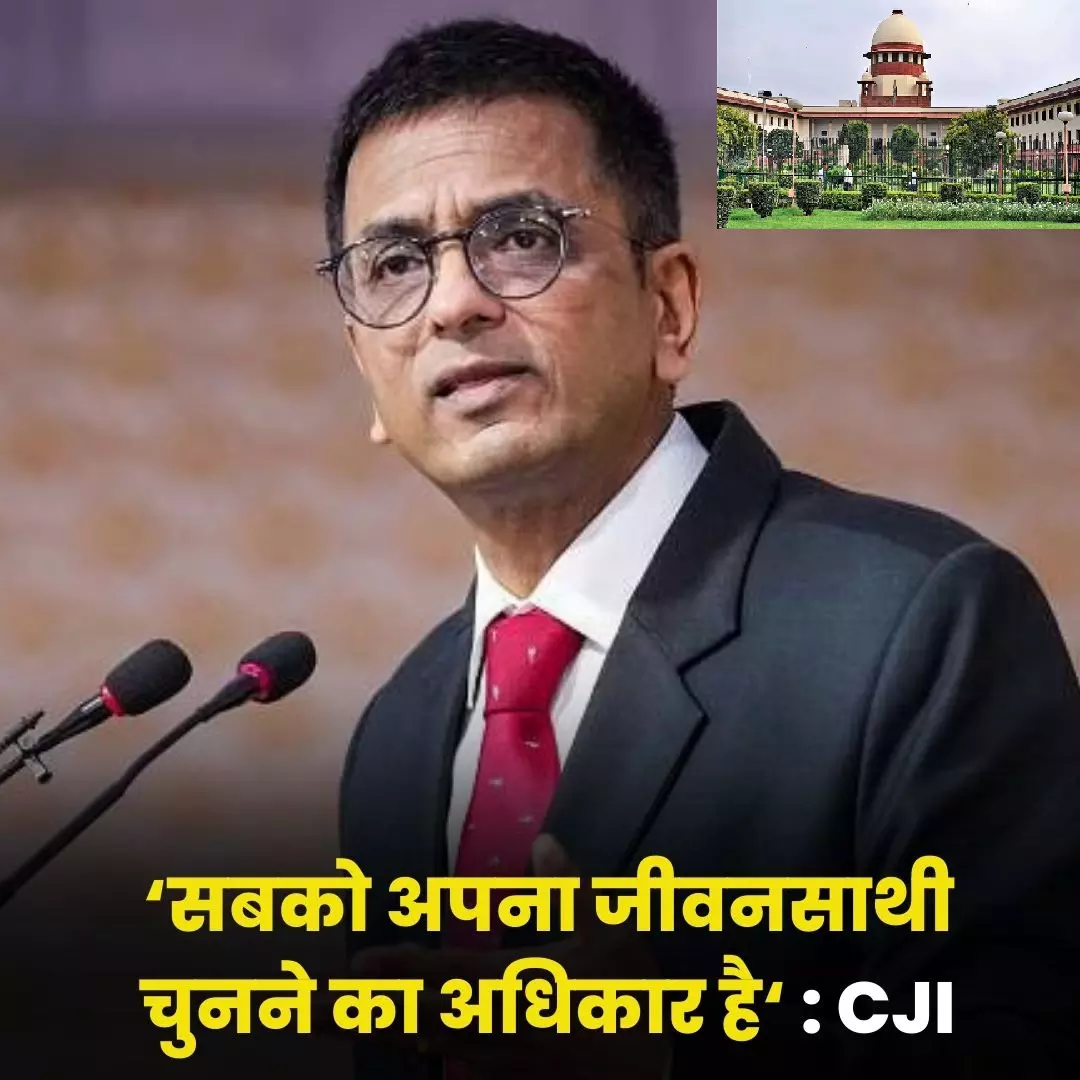 Same Sex Marriage पर CJI बोले, सेक्सुअल ओरिएंटेशन के आधार पर भेदभाव नहीं, होमोसेक्सुअल को समान अधिकार मिले Same Sex Marriage पर CJI बोले, सेक्सुअल ओरिएंटेशन के आधार पर भेदभाव नहीं, होमोसेक्सुअल को समान अधिकार मिले