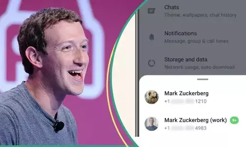 अब WhatsApp और एक साथ चला सकेंगे दो अकाउंट; मार्क जुकरबर्ग ने किया ऐलान, जानिए- कैसे करें सेटिंग! अब WhatsApp और एक साथ चला सकेंगे दो अकाउंट; मार्क जुकरबर्ग ने किया ऐलान, जानिए- कैसे करें सेटिंग!