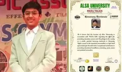 A student from Agra University of Nigeria got doctorate degree twice at the age of 12.