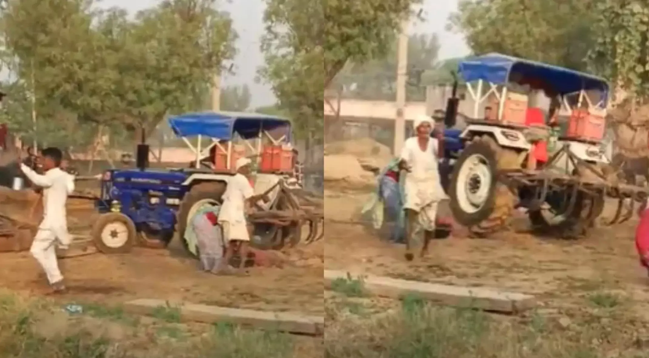 राजस्थान में क्रूरता की हदें पार; भरतपुर में युवक को ट्रैक्टर से 8 बार कुचला, देखिए- हृदयविदारक Video