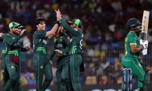 World Cup2023: रोमांचक मुकाबले में 1 विकेट से जीता दक्षिण अफ्रीका, पाकिस्तान को हराया World Cup2023: रोमांचक मुकाबले में 1 विकेट से जीता दक्षिण अफ्रीका, पाकिस्तान को हराया