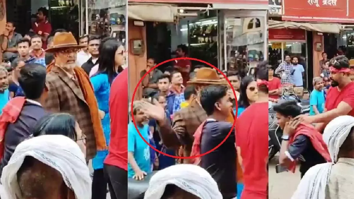 ये क्या!! सेल्फी के लिए आया फैन, नाना पाटेकर ने मारा थप्पड़, कैमरे में कैद हुआ Video, जमकर हो रहा वायरल ये क्या!! सेल्फी के लिए आया फैन, नाना पाटेकर ने मारा थप्पड़, कैमरे में कैद हुआ Video, जमकर हो रहा वायरल