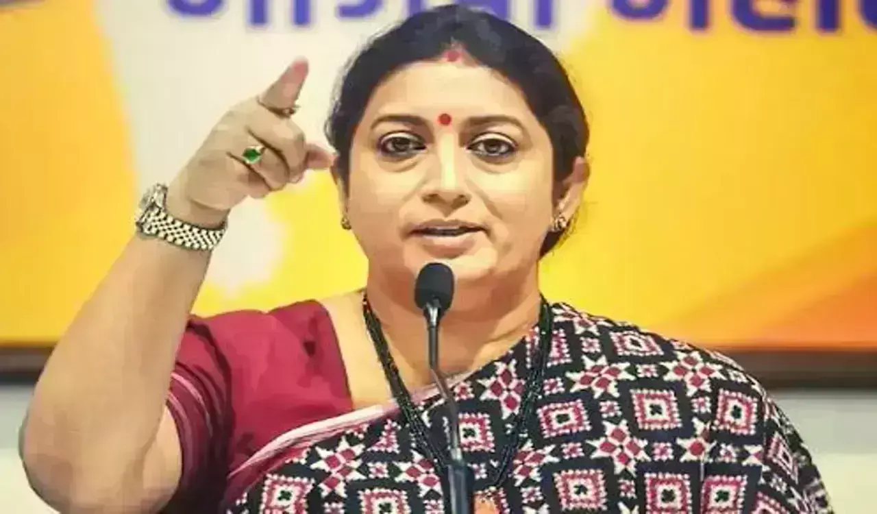 Smriti Irani targeted Gandhi family and said this big thing, know here Smriti Irani targeted Gandhi family and said this big thing, know here