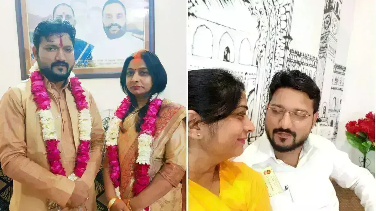 Young man told BJP MP Sanghamitra Maurya as his wife, accused Swami Prasad of assault and threat Young man told BJP MP Sanghamitra Maurya as his wife, accused Swami Prasad of assault and threat