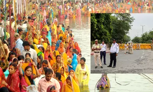 छठ पूजा पर दिल्ली पुलिस ने जारी की Traffic Advisory, कई सड़कों के रूट इग्नोर करने की सलाह, घर से निकलने से पहले आप भी जान लीजिए! छठ पूजा पर दिल्ली पुलिस ने जारी की Traffic Advisory, कई सड़कों के रूट इग्नोर करने की सलाह, घर से निकलने से पहले आप भी जान लीजिए!