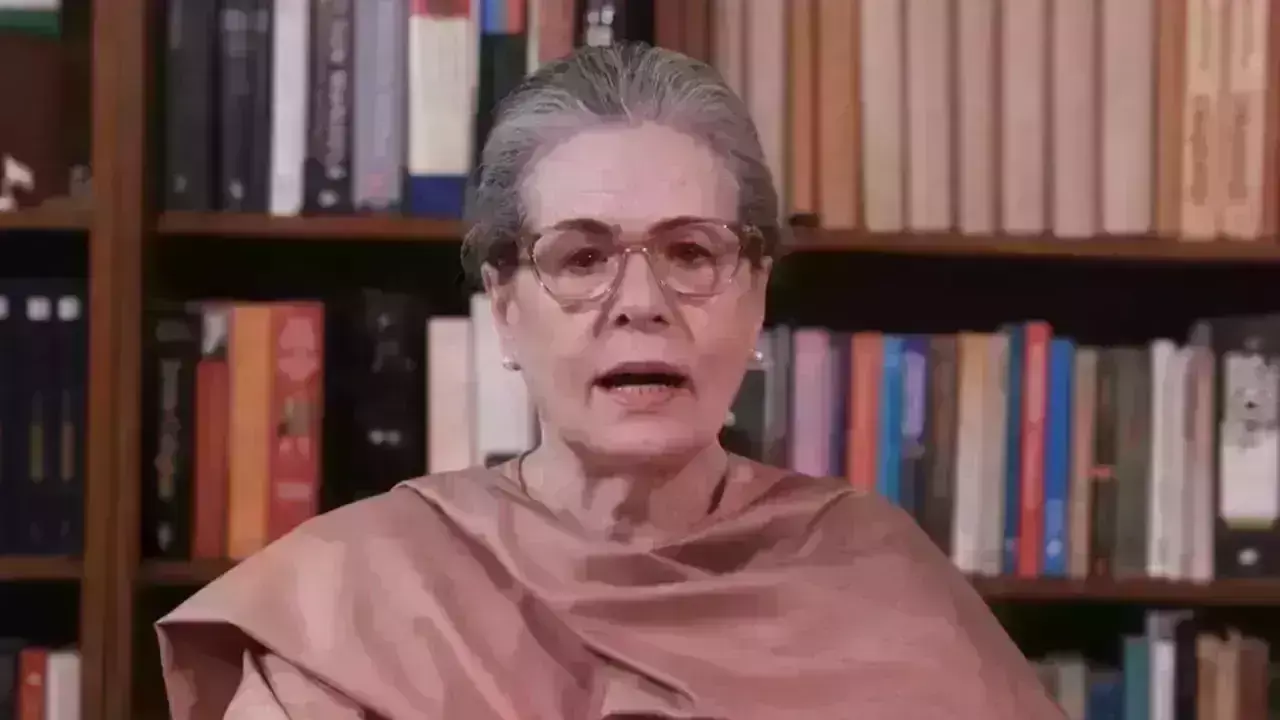 Before World Cup final match, Sonia Gandhi congratulated the Indian team and said something big Before World Cup final match, Sonia Gandhi congratulated the Indian team and said something big
