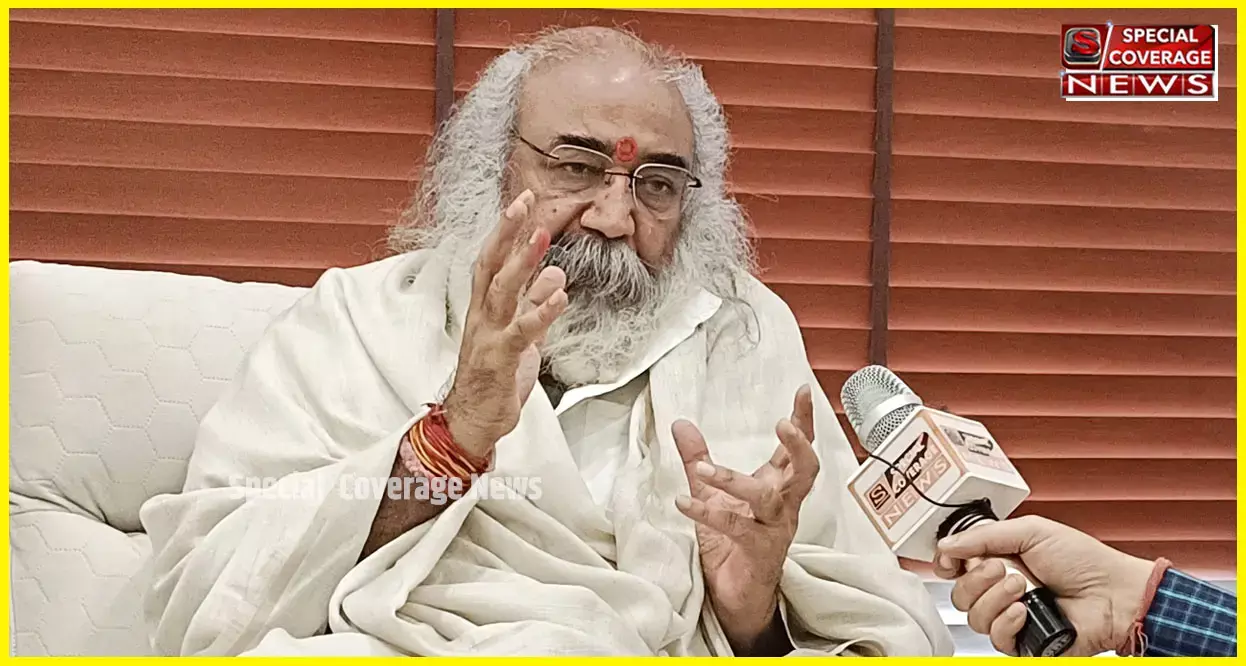 आचार्य प्रमोद कृष्णम ने की रक्षा मंत्री राजनाथ सिंह से मुलाकात, कल्कि धाम शिलान्यास में किया आमंत्रित