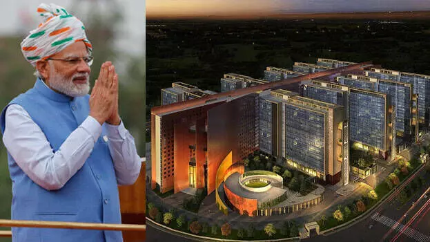 PM मोदी ने दुनिया के सबसे बड़े कार्यालय भवन सूरत डायमंड बोर्स का किया उद्घाटन, जानिए- 15 मंजिलों वाले 9 टॉवर में...क्या-क्या है खास!