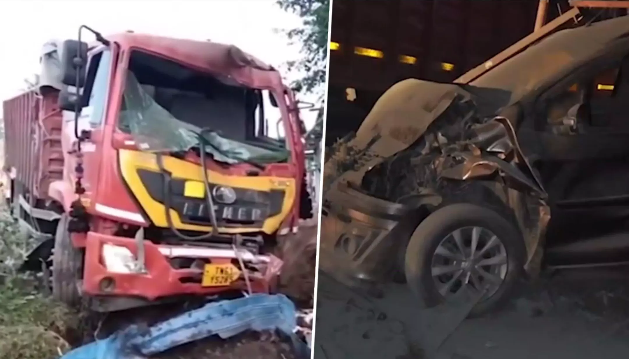 Tamil Nadu Road Accident: त्रिची-रामेश्वरम राजमार्ग पर हुआ भीषण सड़क हादसा, 5 लोगों की मौत और 19 लोग घायल Tamil Nadu Road Accident: त्रिची-रामेश्वरम राजमार्ग पर हुआ भीषण सड़क हादसा, 5 लोगों की मौत और 19 लोग घायल
