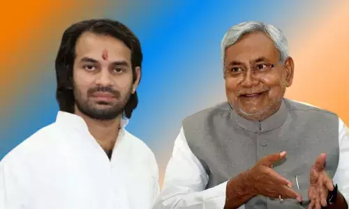 नीतीश कुमार के इस्तीफे पर भड़के लालू के बड़े बेटे तेज प्रताप, बोले- पलटिस कुमार को भी गिरगिट रत्न से सम्मानित करना चाहिए! नीतीश कुमार के इस्तीफे पर भड़के लालू के बड़े बेटे तेज प्रताप, बोले- पलटिस कुमार को भी गिरगिट रत्न से सम्मानित करना चाहिए!