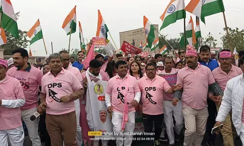 रन फ़ॉर OPS में दौड़े हजारों शिक्षक व कर्मचारी - विजय कुमार बंधु रन फ़ॉर OPS में दौड़े हजारों शिक्षक व कर्मचारी - विजय कुमार बंधु