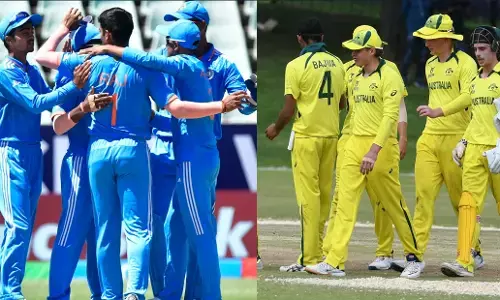 U19 World Cup Final: फाइनल मैच में आज भिड़ेंगे भारत और ऑस्ट्रेलिया, तीसरी बार आमने सामने होंगी दोनो टीमें U19 World Cup Final: फाइनल मैच में आज भिड़ेंगे भारत और ऑस्ट्रेलिया, तीसरी बार आमने सामने होंगी दोनो टीमें
