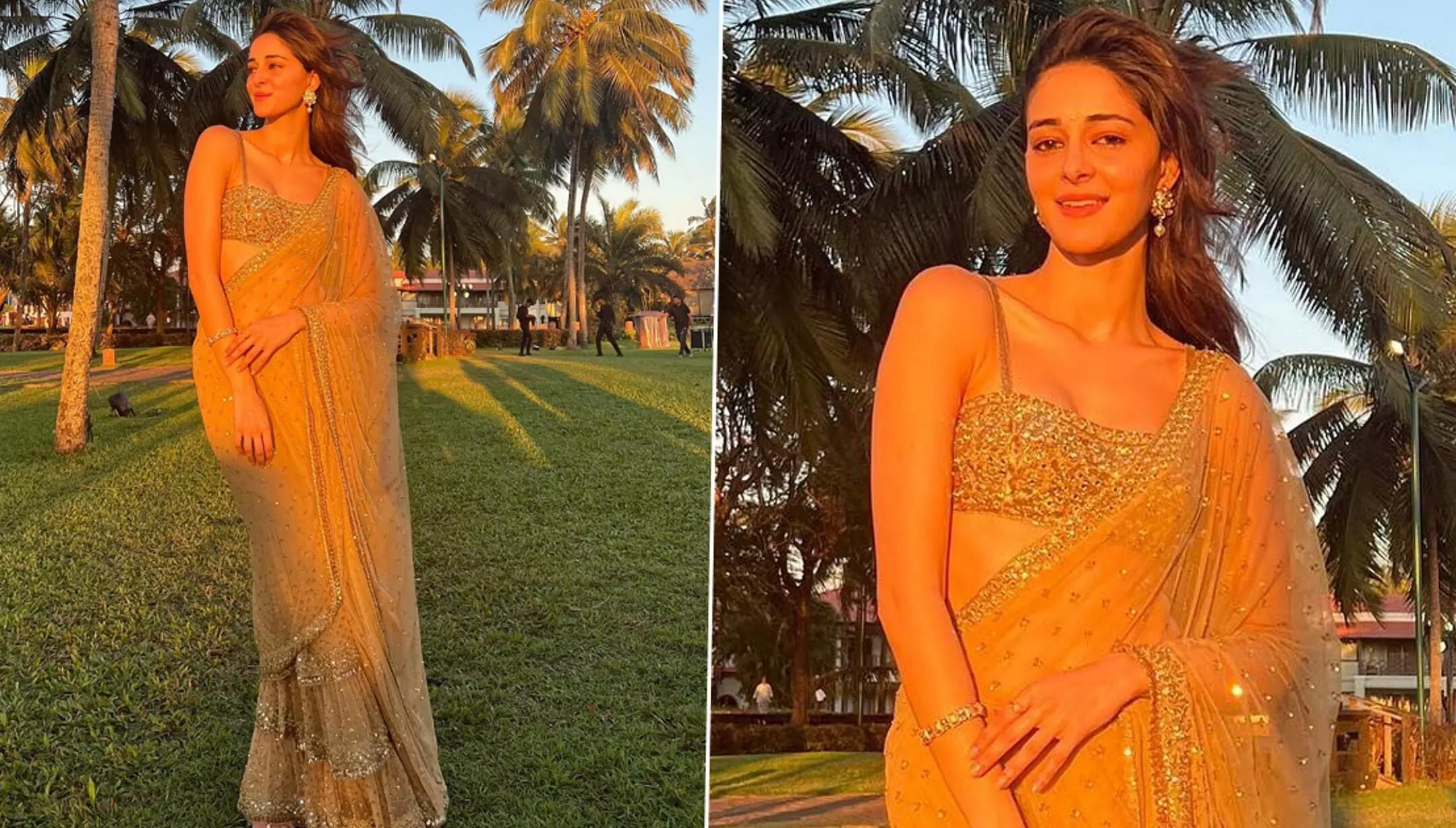 Ananya Panday Sexy Videos: Ananya Panday ने SEXY साड़ी पहन गार्डन में दिए Sexy पोज, यूजर्स को किया घायल Ananya Panday Sexy Videos: Ananya Panday ने SEXY साड़ी पहन गार्डन में दिए Sexy पोज, यूजर्स को किया घायल