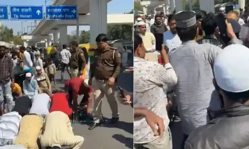 दिल्ली : इंद्रलोक में बवाल के बाद एक्शन, नमाजियों को लात मारने वाला चौकी इंचार्ज सस्पेंड