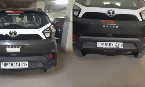 ग्रेटर नोएडा वेस्ट में एक नंबर की मिली दो कार, पुलिस जांच में जुटी ग्रेटर नोएडा वेस्ट में एक नंबर की मिली दो कार, पुलिस जांच में जुटी