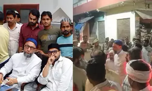 Asaduddin Owaisi Ghazipur: मुख्तार अंसारी की मौत पर शोक जताने पहुंचे ओवैसी, लगा समर्थकों का जमावड़ा