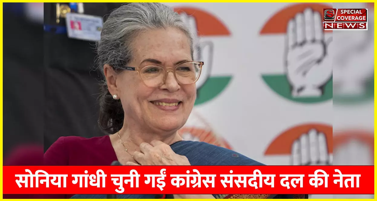 कांग्रेस संसदीय दल की अध्यक्ष चुनी गईं सोनिया गांधी कांग्रेस संसदीय दल की अध्यक्ष चुनी गईं सोनिया गांधी