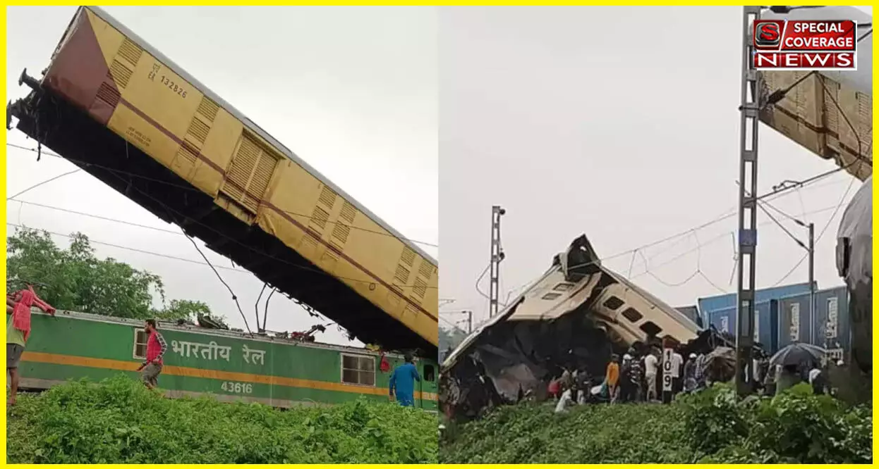 पश्चिम बंगाल : न्यू जलपाईगुड़ी में बड़ा ट्रेन हादसा, मालगाड़ी ने कंचनजंगा एक्सप्रेस ट्रेन में मारी टक्कर, कई बोगियां पलटी! पश्चिम बंगाल : न्यू जलपाईगुड़ी में बड़ा ट्रेन हादसा, मालगाड़ी ने कंचनजंगा एक्सप्रेस ट्रेन में मारी टक्कर, कई बोगियां पलटी!