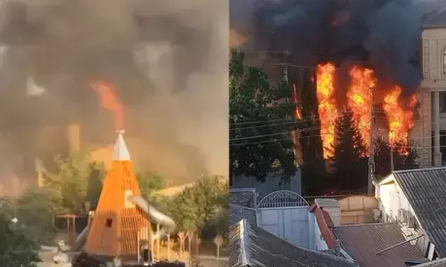 Terrorist Attack in Russia:रूस के Dagestan में बड़ा आतंकी हमला, 7 अधिकारियों की मौत और 25 अन्य घायल Terrorist Attack in Russia:रूस के Dagestan में बड़ा आतंकी हमला, 7 अधिकारियों की मौत और 25 अन्य घायल