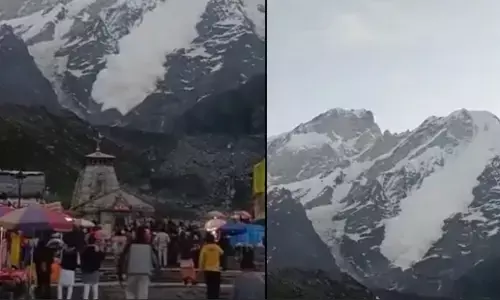 Kedarnath Avalanche: केदारनाथ धाम के पास हुआ हिमस्खलन, भरभराकर गिरा बर्फ का पहाड़, नजारा देख कांप गए श्रद्धालु!