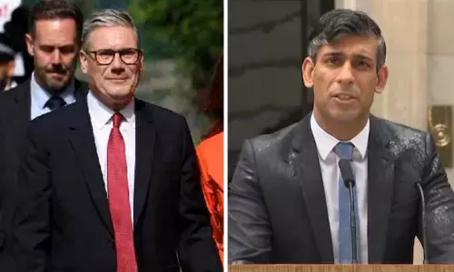 United Kingdom Elections 2024 : एग्जिट पोल में कंजर्वेटिव पार्टी की हार के संकेत, पीएम ऋषि सुनक ने किया इस्तीफे का ऐलान! United Kingdom Elections 2024 : एग्जिट पोल में कंजर्वेटिव पार्टी की हार के संकेत, पीएम ऋषि सुनक ने किया इस्तीफे का ऐलान!