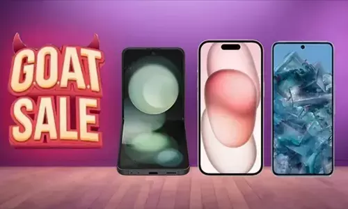 Flipkart Goat Sale : Flipkart Goat Sale आज होगी खत्म, iPhone के साथ कई स्मार्टफोन पर मिल रही है छूट Flipkart Goat Sale : Flipkart Goat Sale आज होगी खत्म, iPhone के साथ कई स्मार्टफोन पर मिल रही है छूट