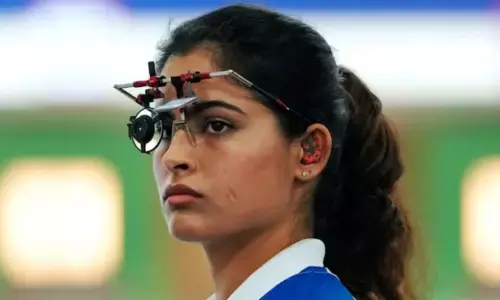 Manu Bhaker: पेरिस ओलंपिक में तीसरा पदक जीतने से चूकीं मनु भाकर