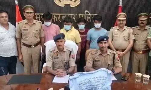 मुजफ्फरनगर पुलिस ने अंतरराज्यीय वाहन चोर गिरोह का किया भंडाफोड़, 4 गिरफ्तार